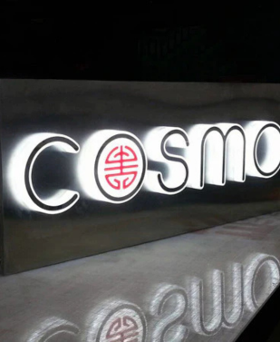 3D Sign Mounting Structure